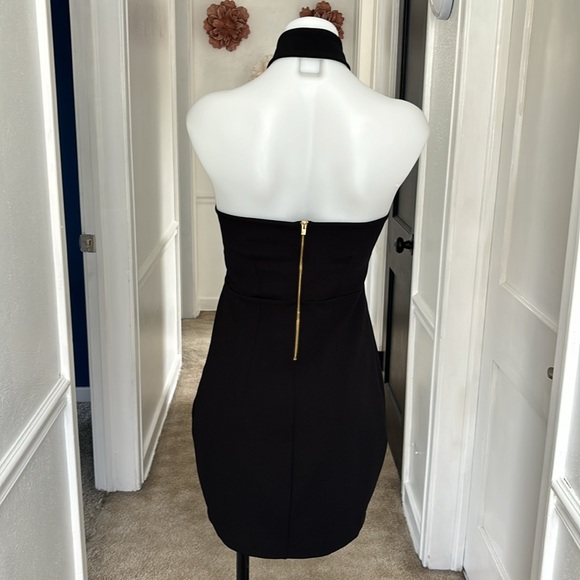 Express Black Halter Dress - Picture 3 of 9
